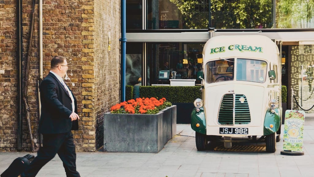 Roskilly’s ice cream truck (Londres)