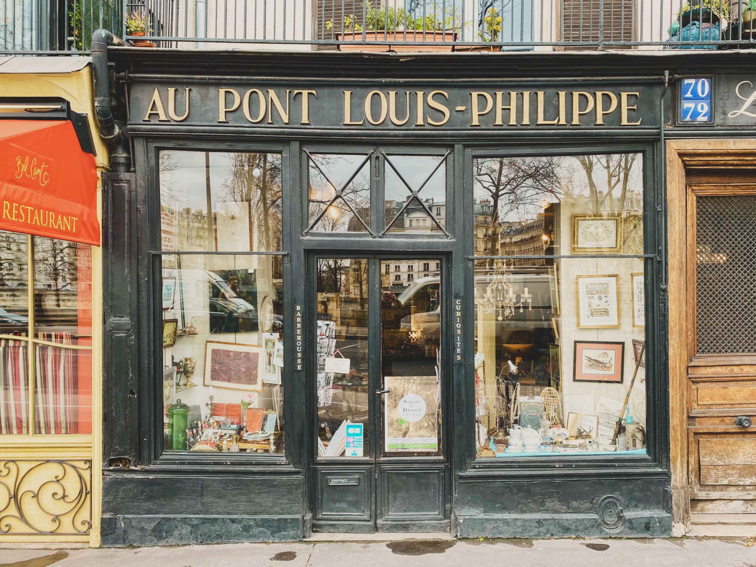 Au pont Louis-Philippe (Paris)